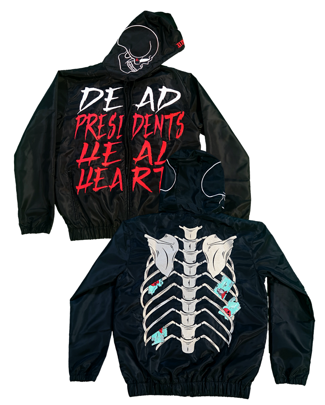 BLACK D.P WINDBREAKER JACKET