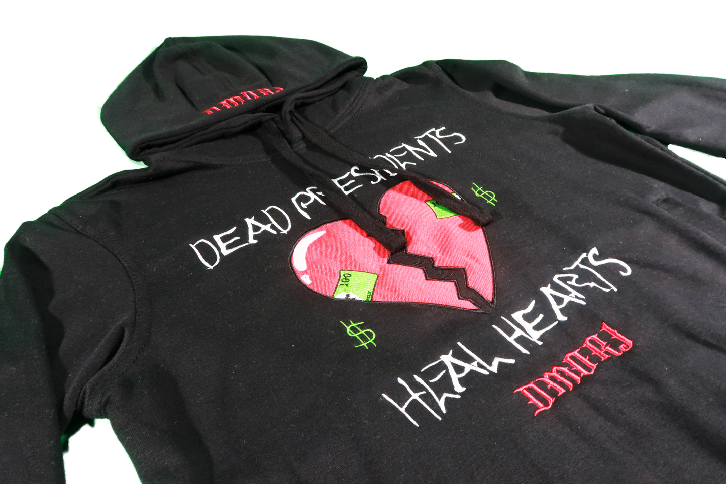 DEAD PRESIDENTS BLACK HOODIE