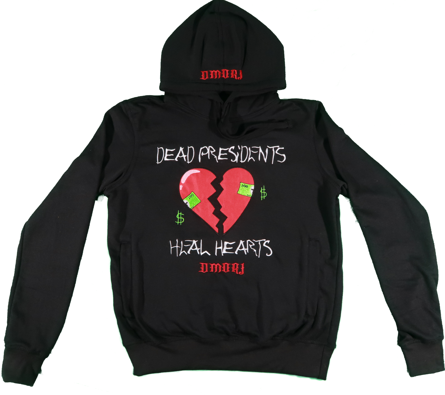 DEAD PRESIDENTS BLACK HOODIE