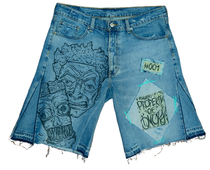 FACES JORTS (LIGHT WASH)