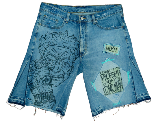 FACES JORTS (LIGHT WASH)